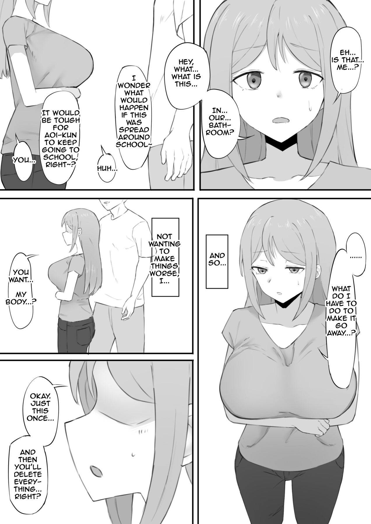 Hentai Manga Comic-Blackmailed Mother-Read-7